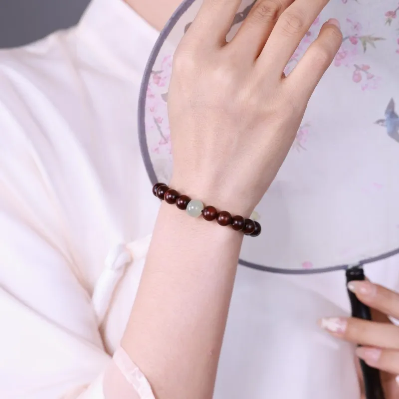 Moon Seal Hundred Rivers Rosewood Bracelets Unisex-5