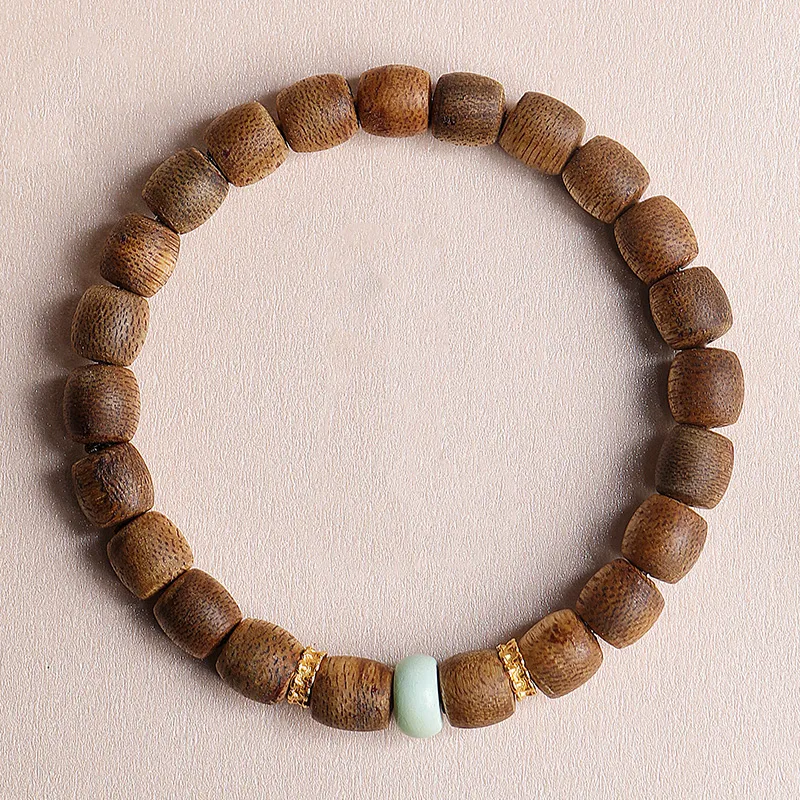 Moon Seal Hundred Rivers Fragrance Agarwood Precious Wood Bracelets Unisex-3