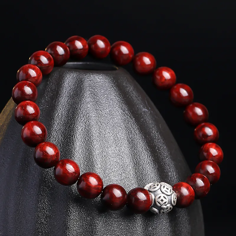 Moon Seal Hundred Rivers Rosewood Precious Wood Bracelets Unisex-4