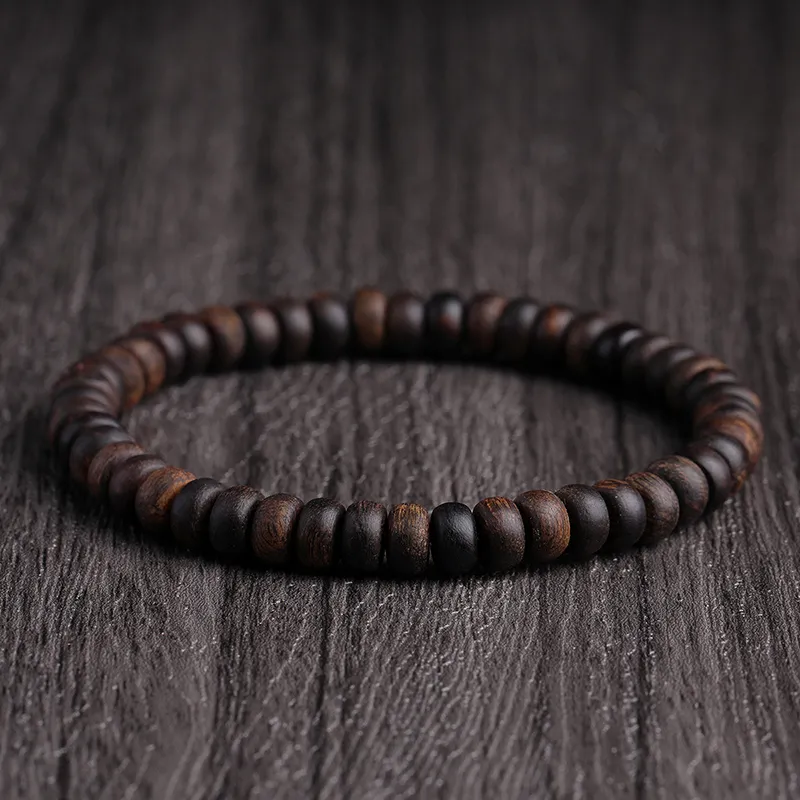 Moon Seal Hundred Rivers Fragrance Agarwood Precious Wood Bracelets Unisex-2