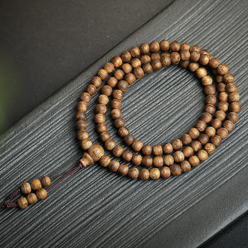 Moon Seal Hundred Rivers Fragrance Agarwood Precious Wood Bracelets Unisex-7
