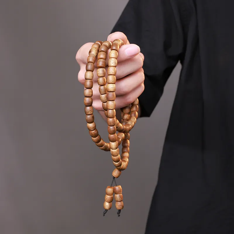 Moon Seal Hundred Rivers Fragrance Agarwood Precious Wood Bracelets Unisex-2