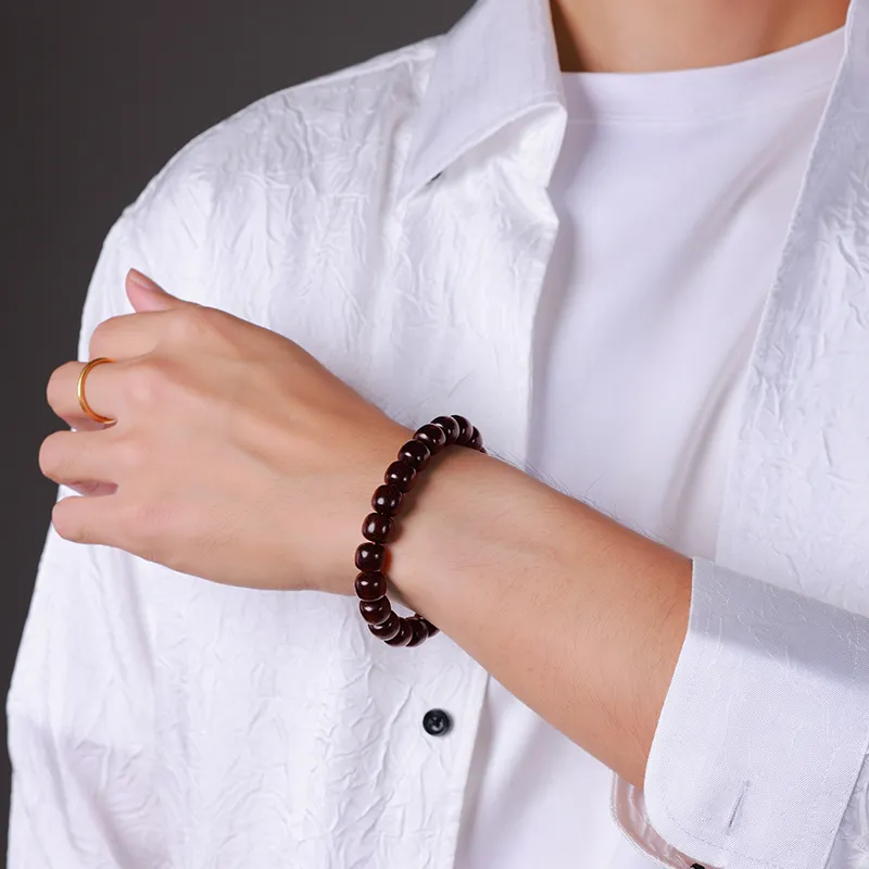 Moon Seal Hundred Rivers Rosewood Bracelets Unisex-1
