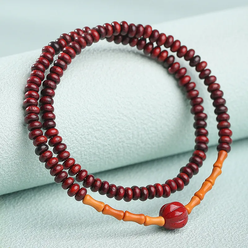 Moon Seal Hundred Rivers Rosewood Precious Wood Bracelets Unisex-2