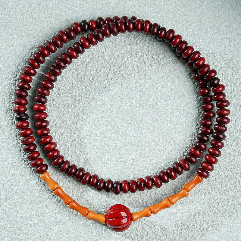 Moon Seal Hundred Rivers Rosewood Precious Wood Bracelets Unisex-1
