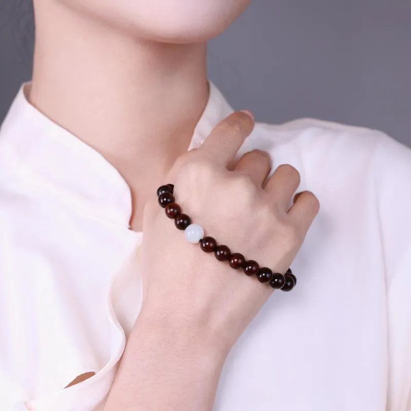 Moon Seal Hundred Rivers Rosewood Bracelets Unisex-5