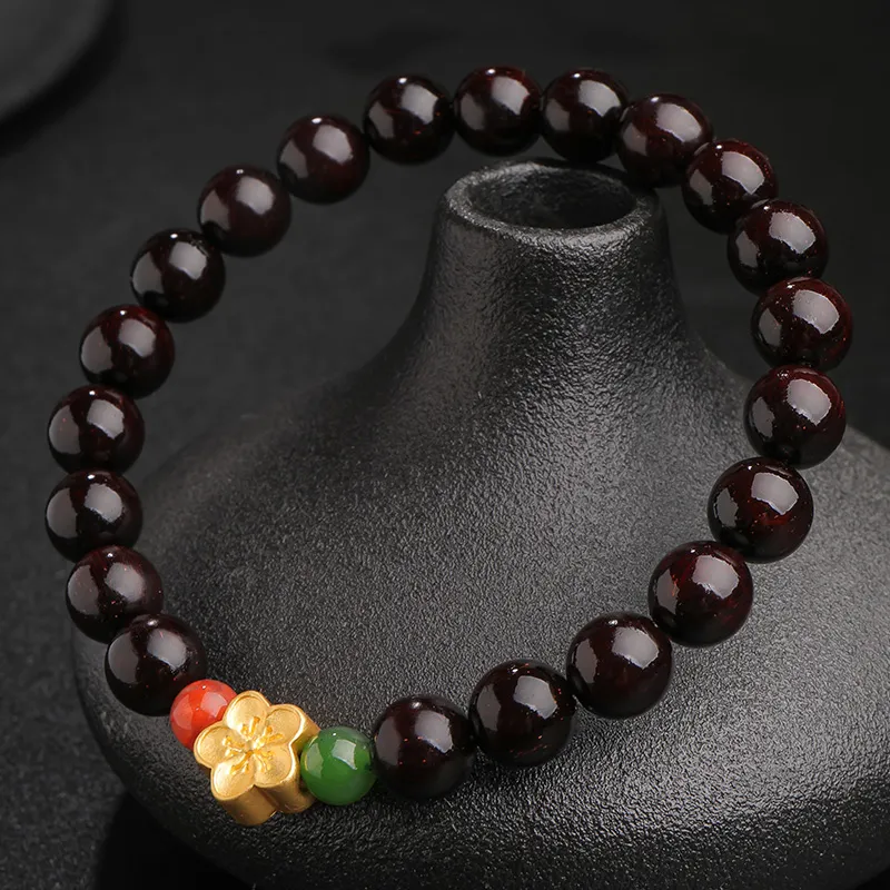 Moon Seal Hundred Rivers Rosewood Bracelets Unisex-3