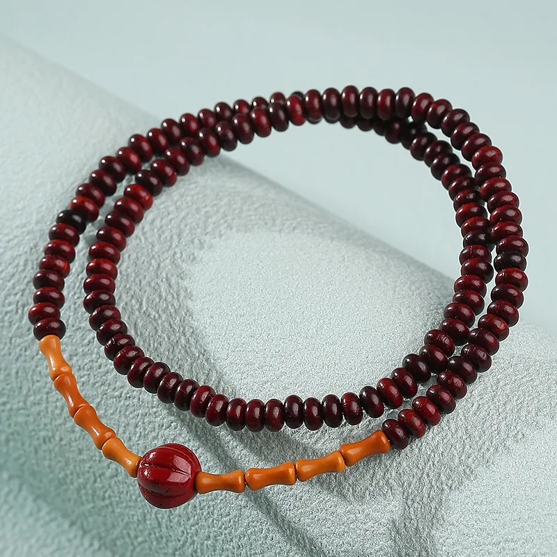 Moon Seal Hundred Rivers Rosewood Precious Wood Bracelets Unisex-3
