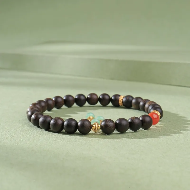 Moon Seal Hundred Rivers Fragrance Agarwood Bracelets Unisex-2