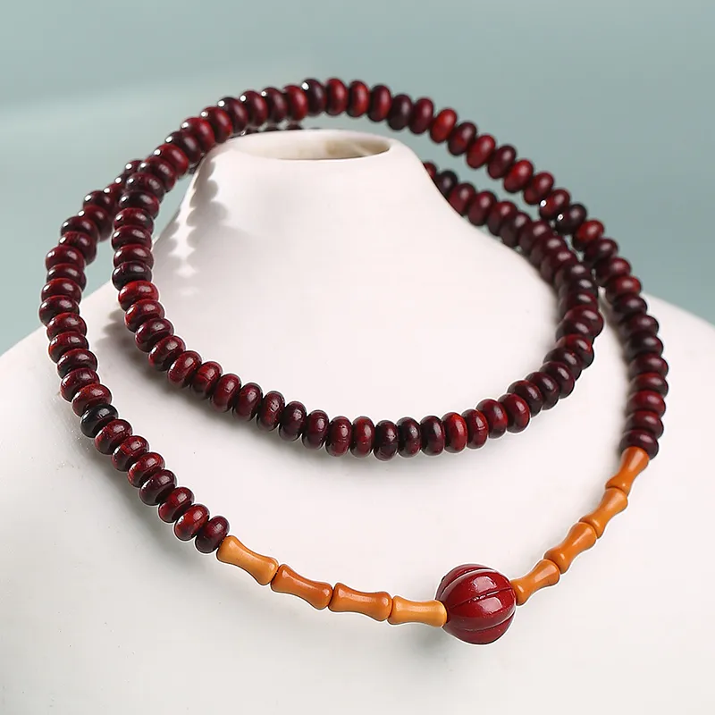 Moon Seal Hundred Rivers Rosewood Precious Wood Bracelets Unisex-4
