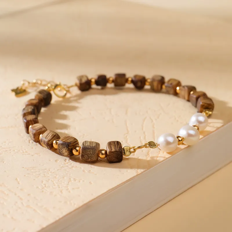 Moon Seal Hundred Rivers Fragrance Agarwood Bracelets Unisex-5