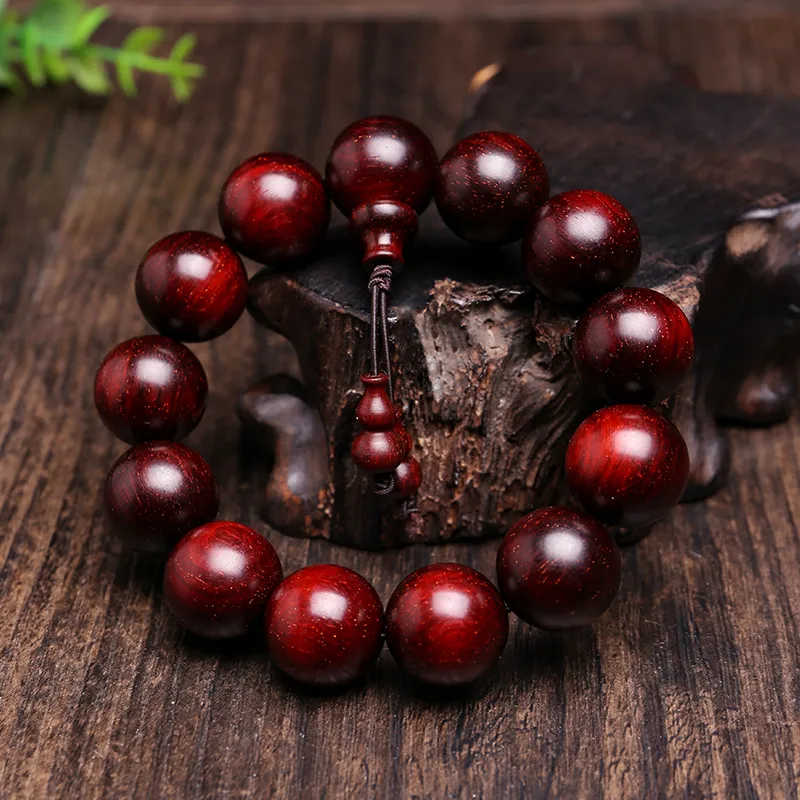 Moon Seal Hundred Rivers Rosewood Precious Wood Bracelets Unisex-2