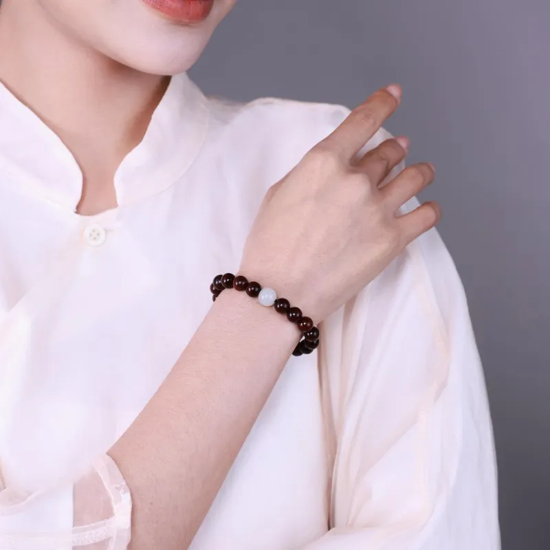 Moon Seal Hundred Rivers Rosewood Bracelets Unisex-7