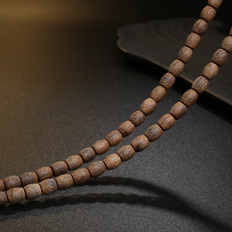 Moon Seal Hundred Rivers Fragrance Agarwood Precious Wood Bracelets Unisex-6
