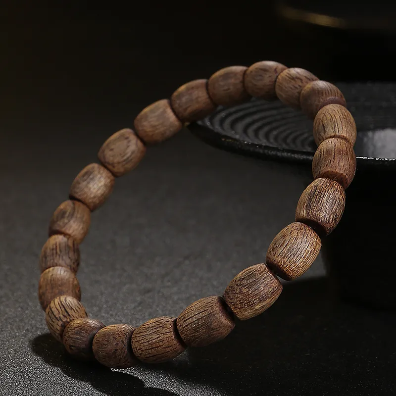 Moon Seal Hundred Rivers Fragrance Agarwood Precious Wood Bracelets Unisex-5