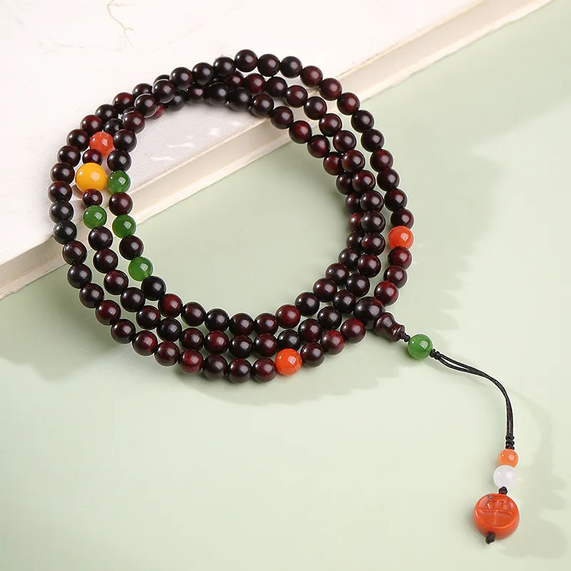 Moon Seal Hundred Rivers Rosewood Bracelets Unisex-1