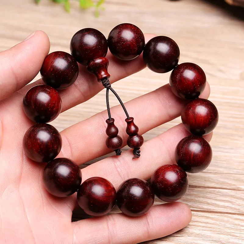 Moon Seal Hundred Rivers Rosewood Precious Wood Bracelets Unisex-1