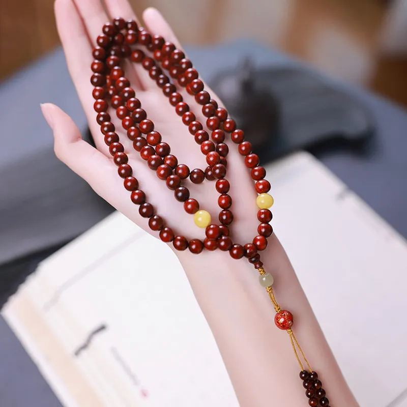 Moon Seal Hundred Rivers Rosewood Bracelets Unisex-4