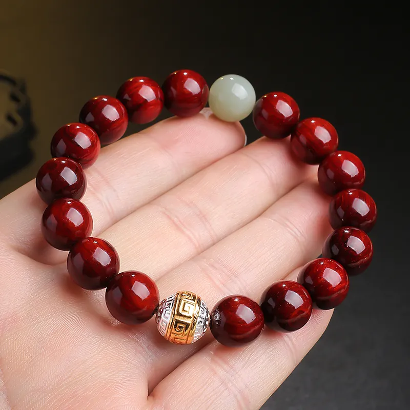 Moon Seal Hundred Rivers Rosewood Bracelets Unisex-6