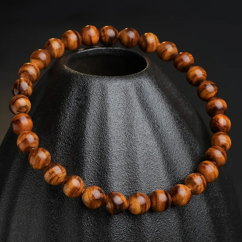 Moon Seal Hundred Rivers Huanghuali Bracelets Unisex-4