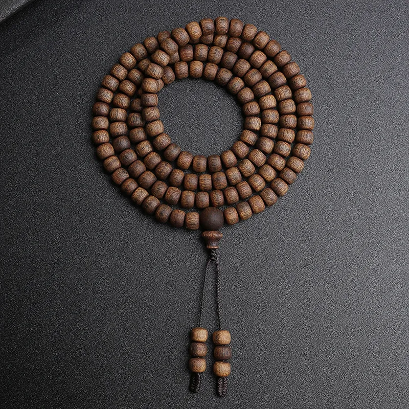 Moon Seal Hundred Rivers Fragrance Agarwood Precious Wood Bracelets Unisex-4
