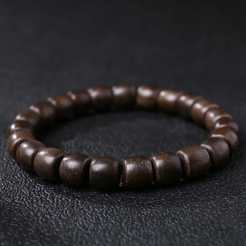 Moon Seal Hundred Rivers Agarwood Precious Wood Bracelets Unisex-4