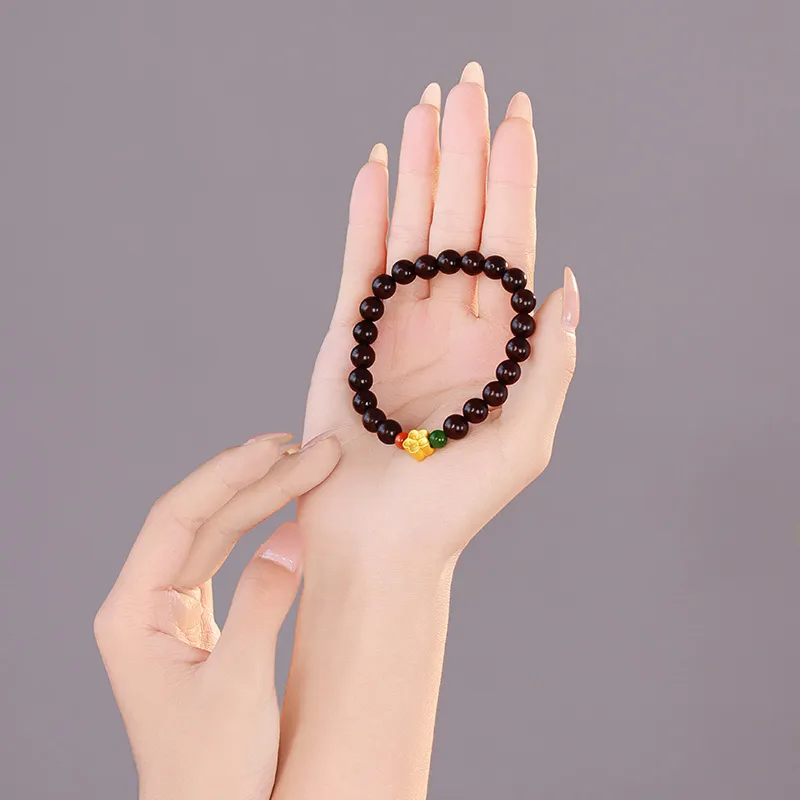 Moon Seal Hundred Rivers Rosewood Bracelets Unisex-6