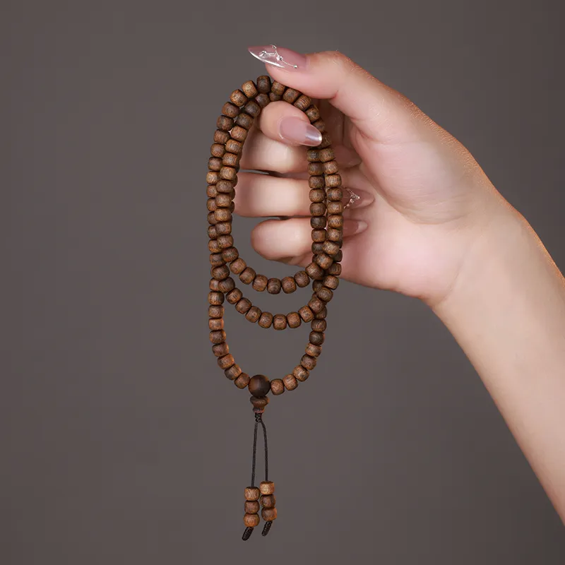 Moon Seal Hundred Rivers Fragrance Agarwood Precious Wood Bracelets Unisex-3