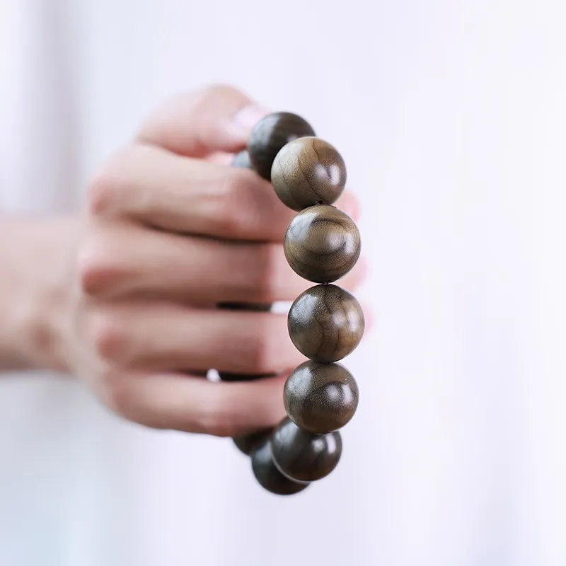 Moon Seal Hundred Rivers Phoebe Zhennan Wooden Bracelets Unisex-4