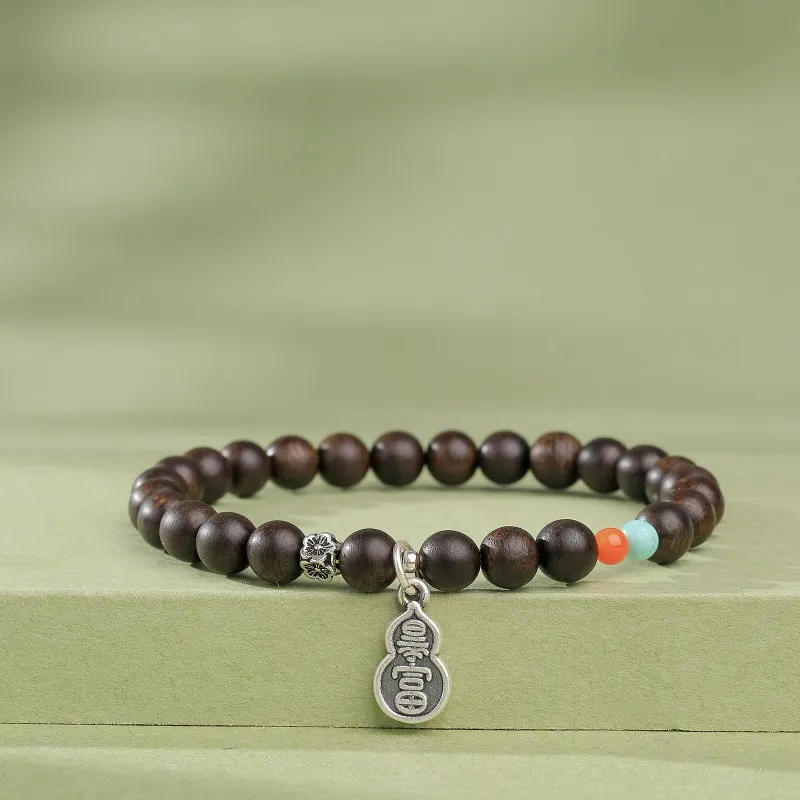 Moon Seal Hundred Rivers Fragrance Agarwood Bracelets Unisex-3