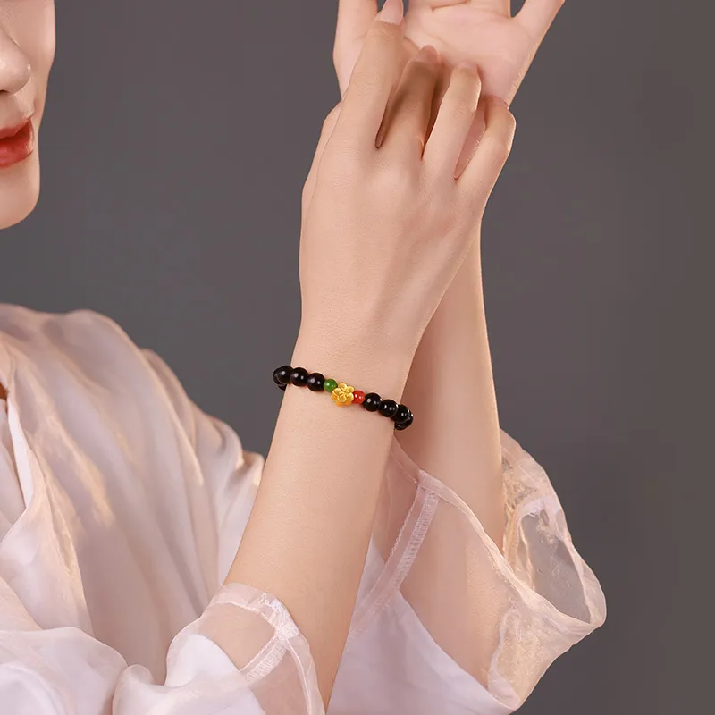 Moon Seal Hundred Rivers Rosewood Bracelets Unisex-5