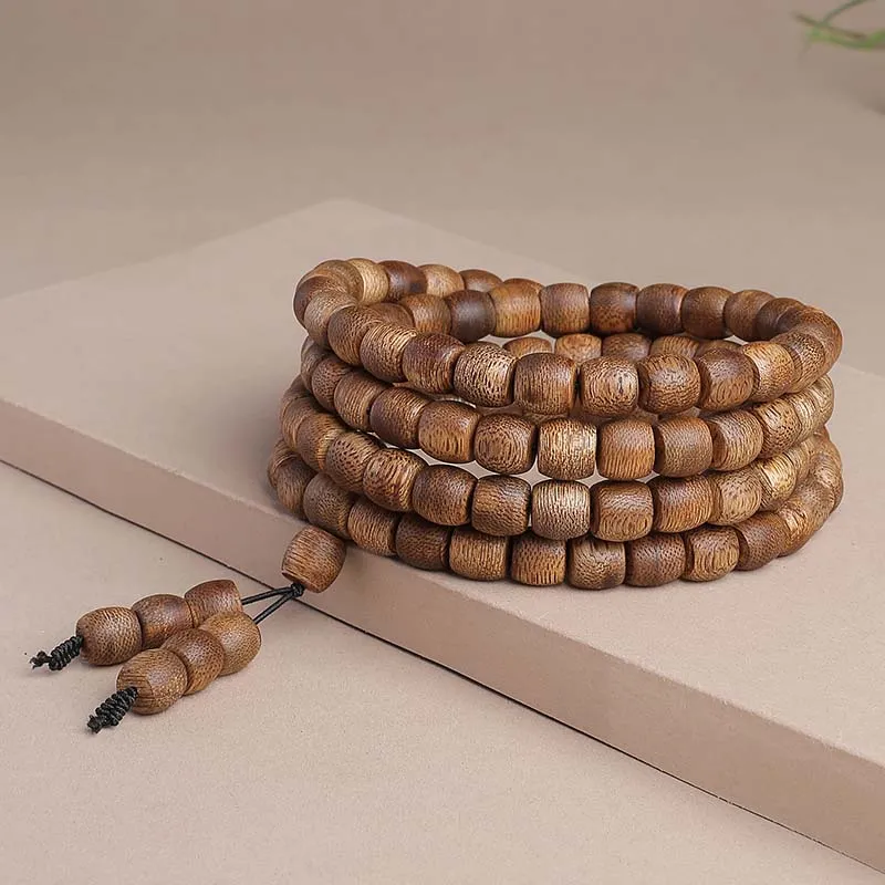 Moon Seal Hundred Rivers Fragrance Agarwood Precious Wood Bracelets Unisex-3