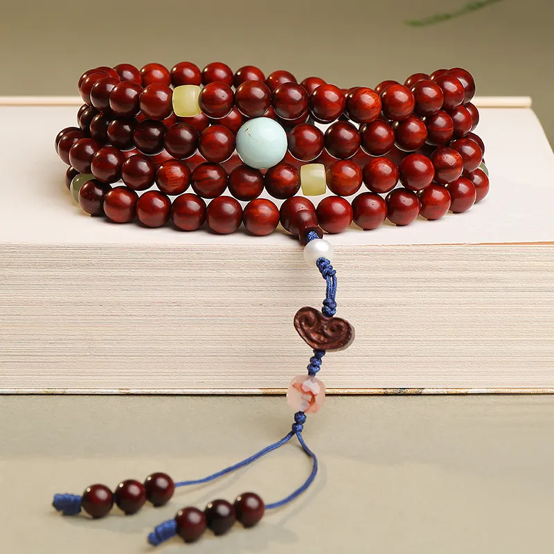 Moon Seal Hundred Rivers Rosewood Bracelets Unisex-2