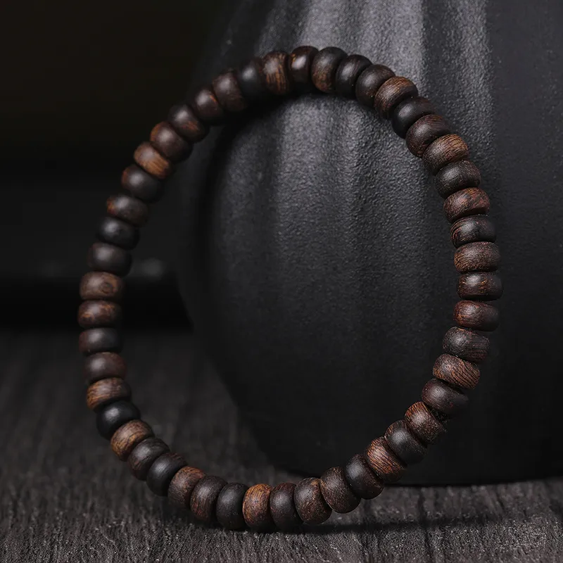 Moon Seal Hundred Rivers Fragrance Agarwood Precious Wood Bracelets Unisex-1