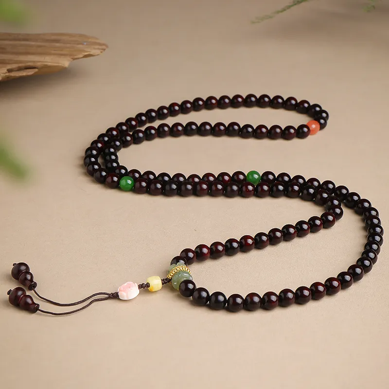 Moon Seal Hundred Rivers Rosewood Bracelets Unisex-3