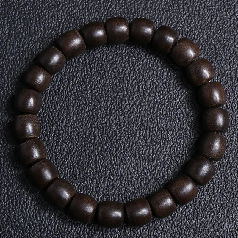 Moon Seal Hundred Rivers Agarwood Precious Wood Bracelets Unisex-2