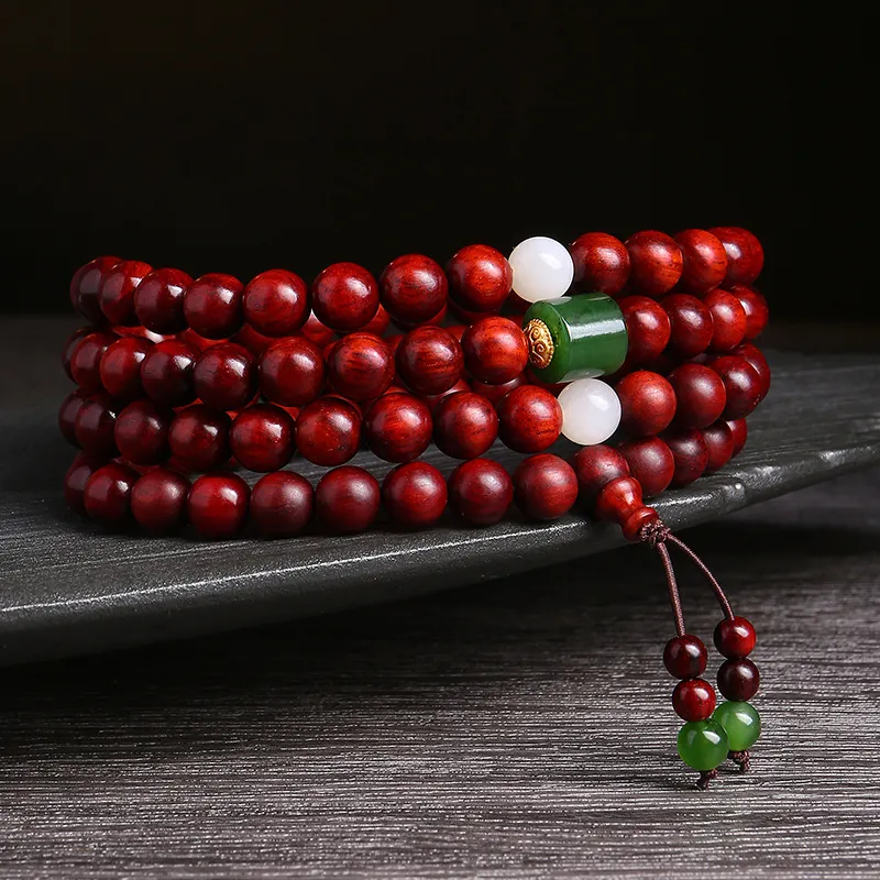Moon Seal Hundred Rivers Rosewood Bracelets Unisex-2