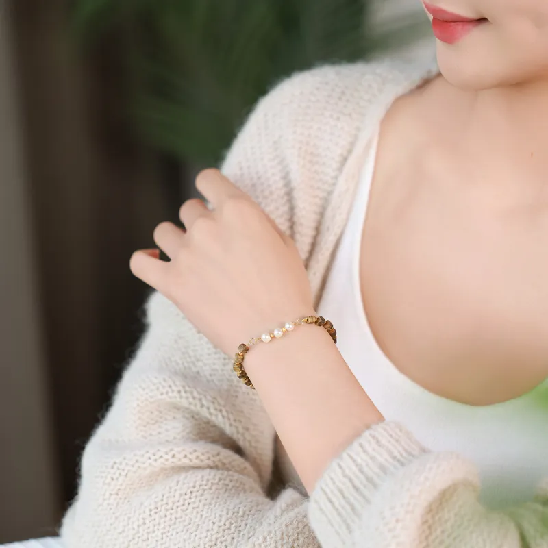 Moon Seal Hundred Rivers Fragrance Agarwood Bracelets Unisex-1