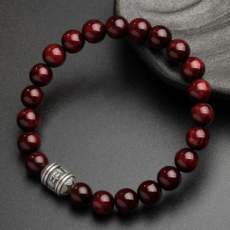 Moon Seal Hundred Rivers Rosewood Precious Wood Bracelets Unisex-5