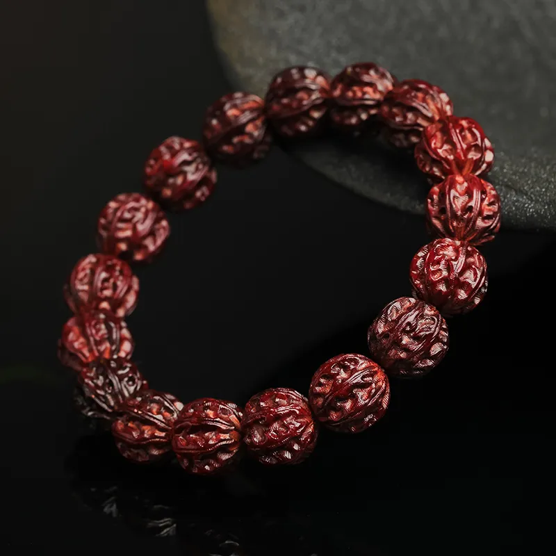 Moon Seal Hundred Rivers Rosewood Bracelets Unisex-4