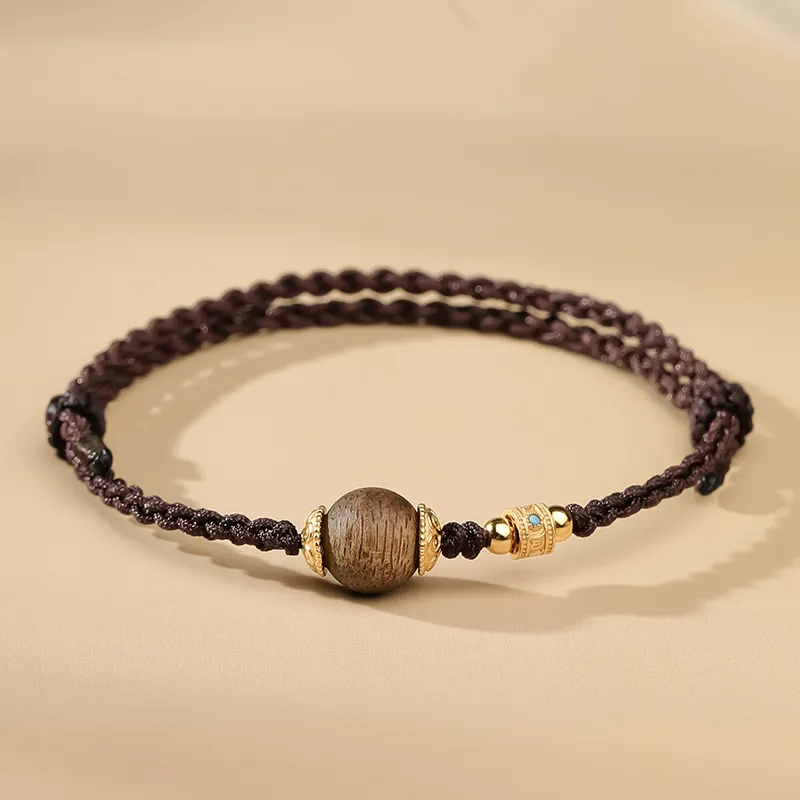 Moon Seal Hundred Rivers Fragrance Agarwood Bracelets Unisex-1