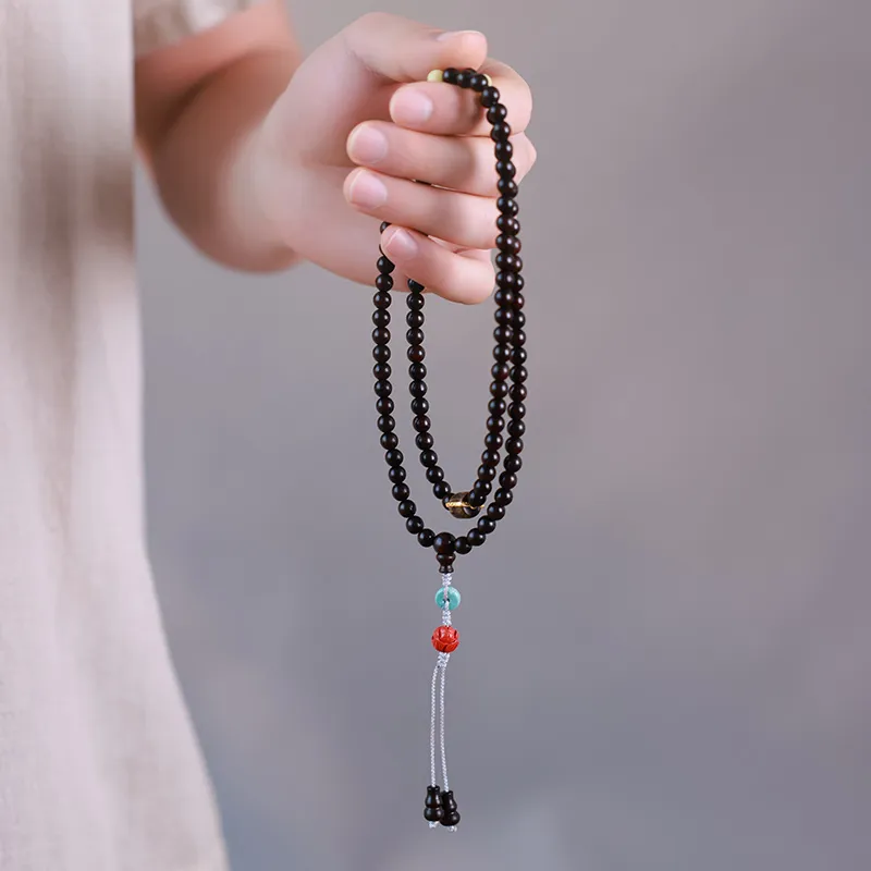 Moon Seal Hundred Rivers Rosewood Bracelets Unisex-4