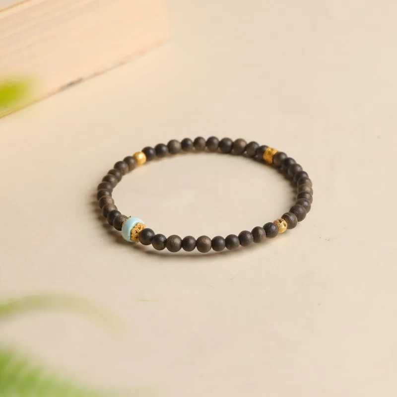 Moon Seal Hundred Rivers Fragrance Agarwood Bracelets Unisex-3