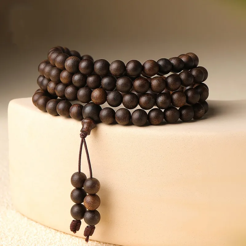Moon Seal Hundred Rivers Fragrance Agarwood Bracelets Unisex-1