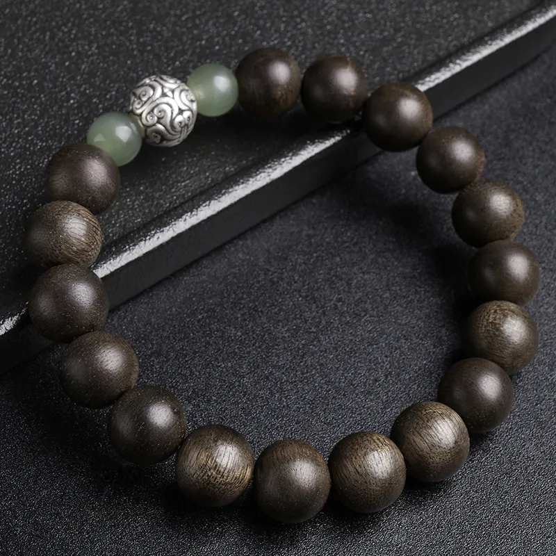 Moon Seal Hundred Rivers Fragrance Agarwood Bracelets Unisex-3