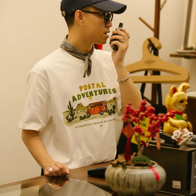 DAKYAM T Shirts Unisex White-2