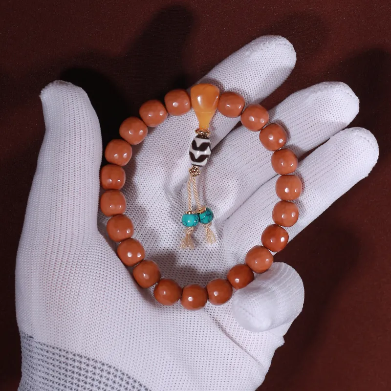 LIBALU Monkey Head Walnut Bracelets Unisex-3