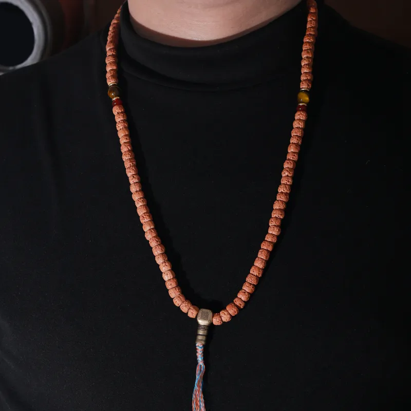 LIBALU King Kong Bodhi Seeds Bead Chain Unisex-10