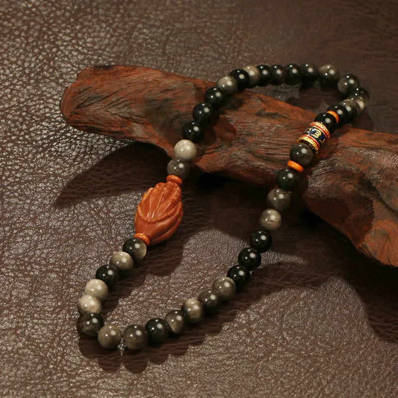 LIBALU Obsidian Bracelets Unisex-2