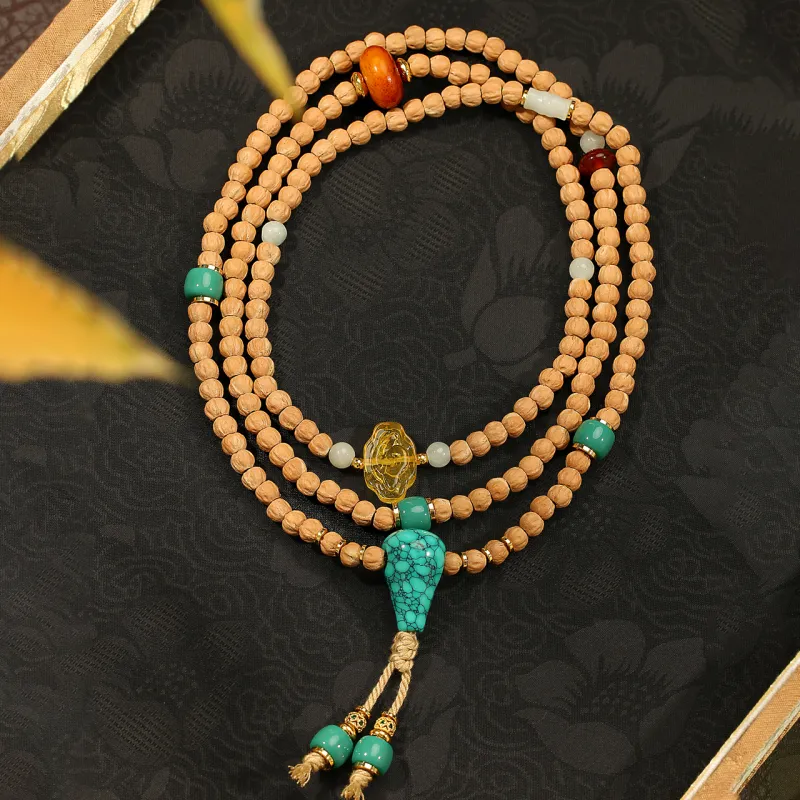 LIBALU Cacumen Platycladi Seeds Bodhi Bead Unisex-1